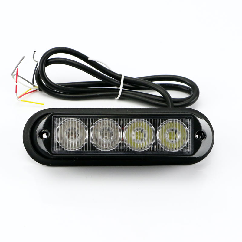 Flasher LED-4-Y 12W 10 modes DC12/24V Orange