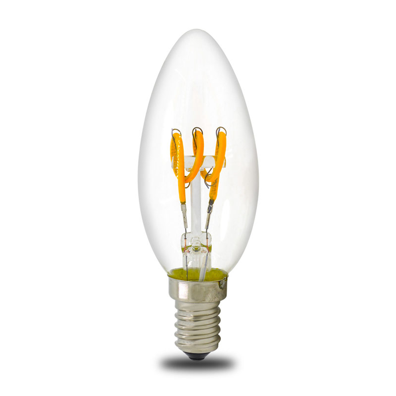 Ampoule LED DILIFIL C35 Bougie 90Lm/W IP20 Φ35×96mm AC85-265V