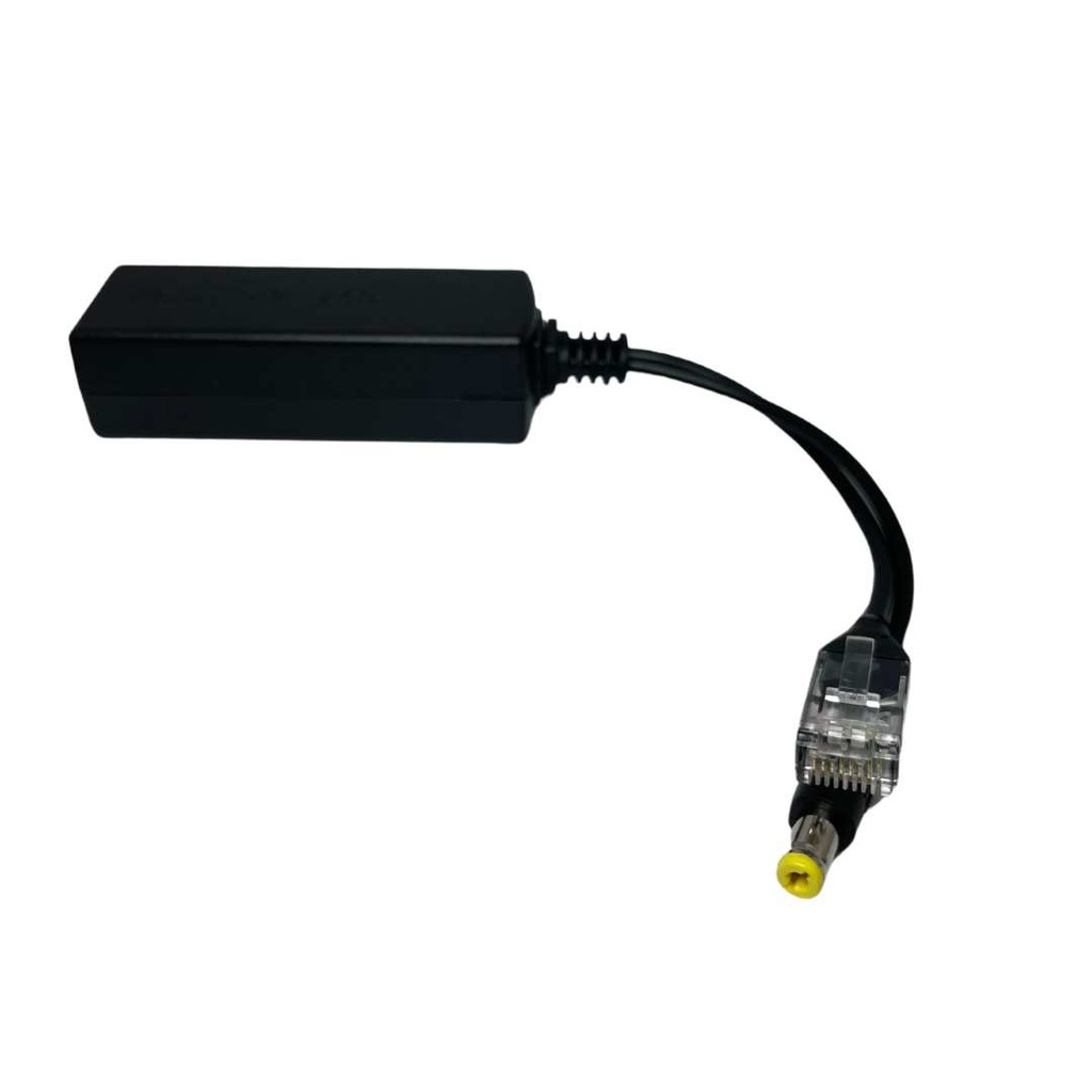 Convertisseur POE vers RJ45/DC pour caméra non POE