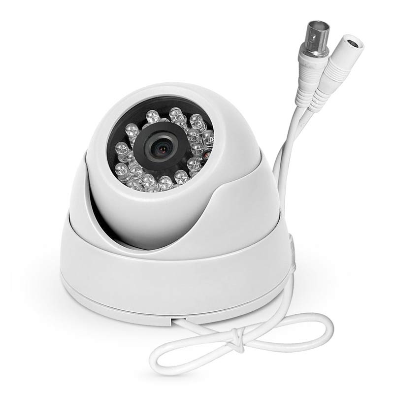 Caméra AHD 1080P 2.0MP dome plastique noir PST-AHD301C