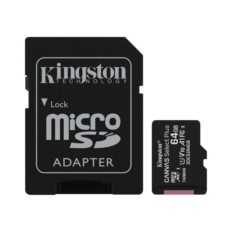 Carte mémoire Micro SD Kingston 64Go