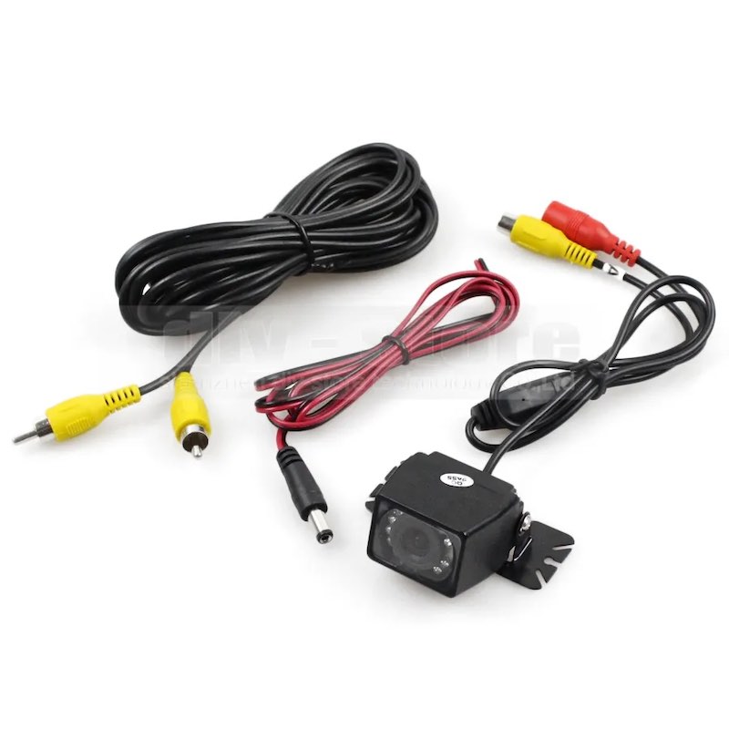 Caméra de recul infrarouge à fixer pour camions et utilitaires 75*44*55mm DC12-24V CA18