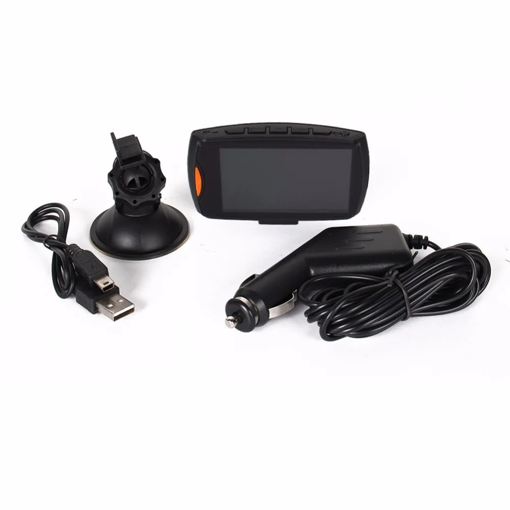 Écran 2,7" avec camera de recul et camera dashcam D10 DC12V