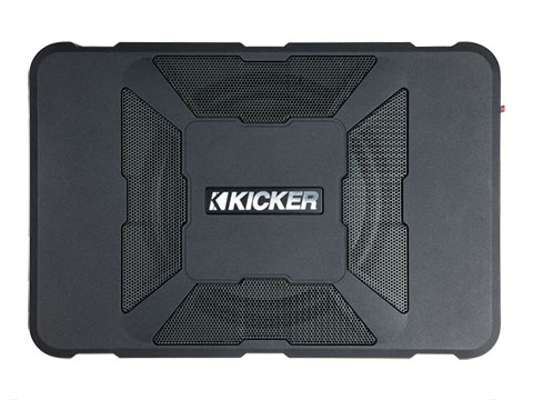 Caisson plat préamplifier Kicker 150W RMS 8" HIDAWAY KI-11HS8
