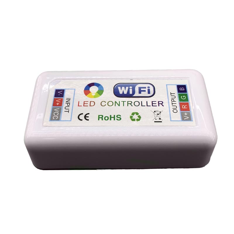 Contrôleur RGB Wifi 180W 5A/Ch IP20 85*45*23mm DC12-24V
