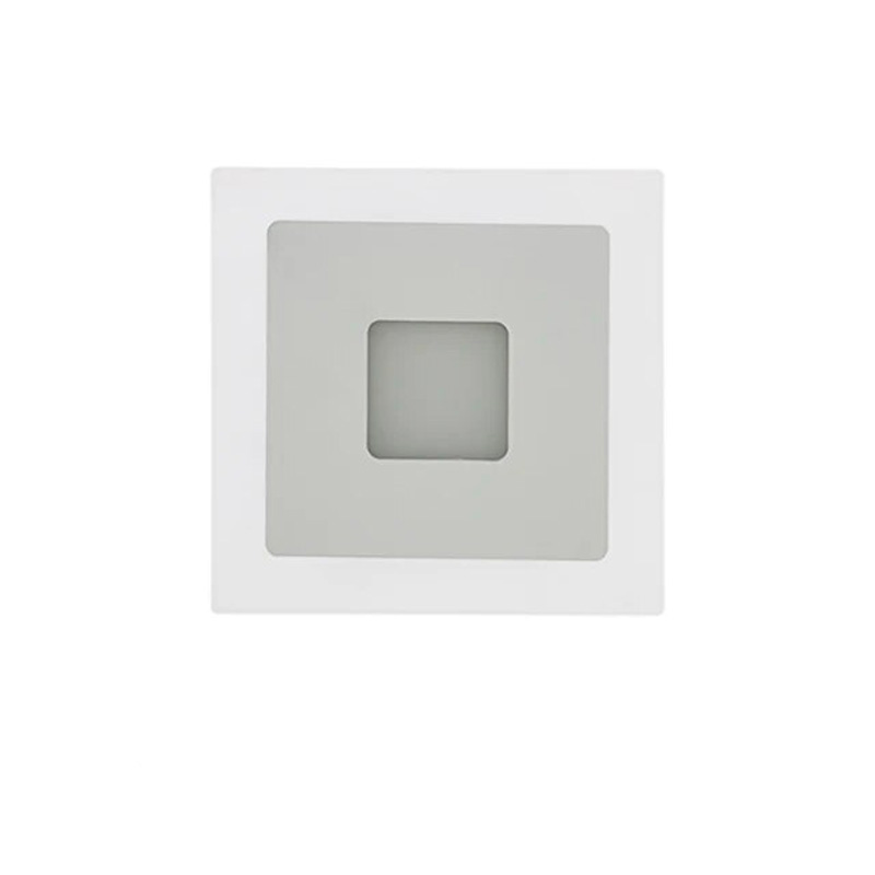 Applique 18W WW NV acryliq WB IP44 200*200mm AC180-240V 50-60Hz