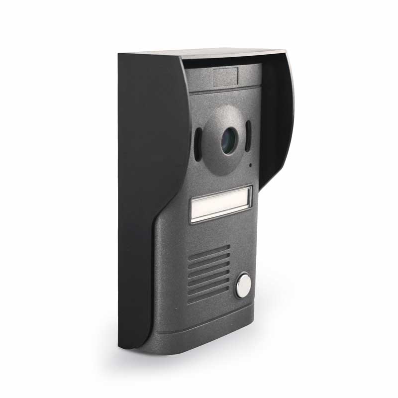 Vidéophone Vandalproof 6fils + 1 Écran 7" Noir DL-VD972C