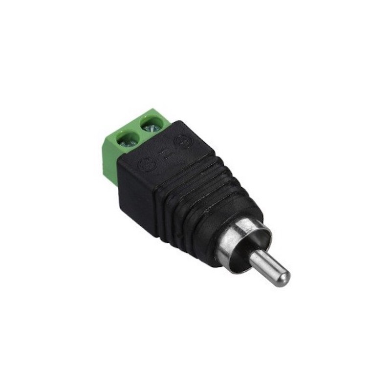 Connecteur RCA mâle IP20 14*40mm PST-AUM01