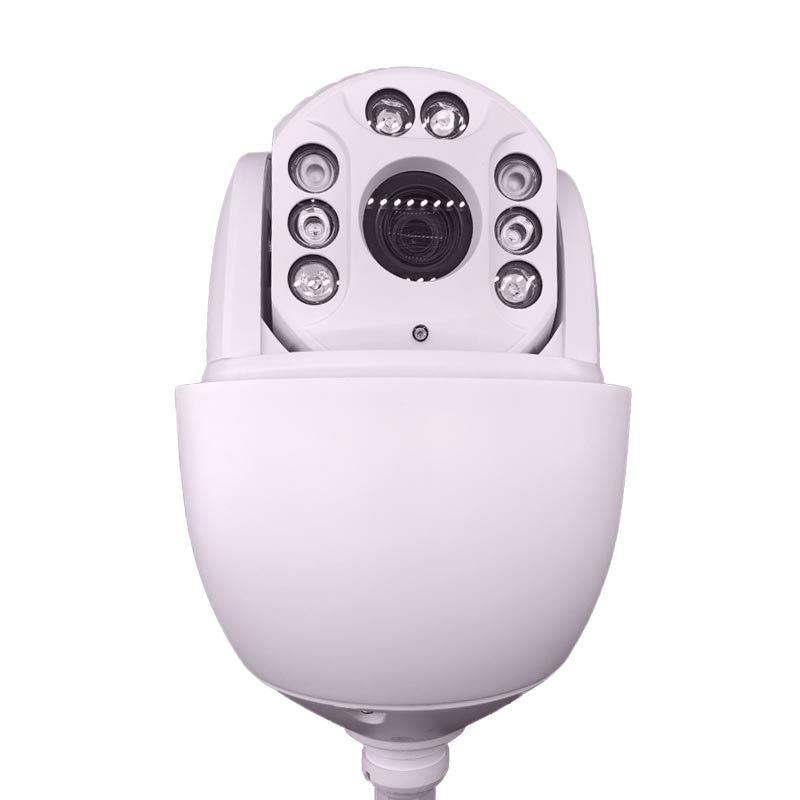 Caméra Dome PTZ 6" IP 1080P 5.0MP POE H265 2,8mm Sony PAL IR 120mètres Zoom 36x Blanc IP67 PST-HHH61F
