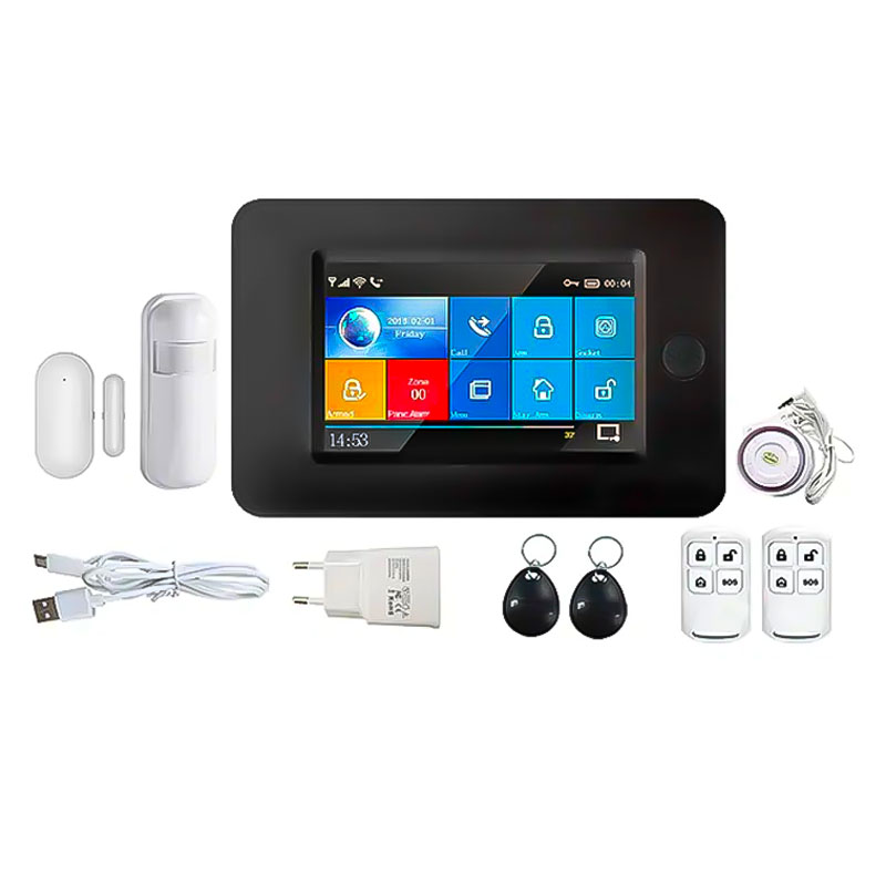 Centrale d'alarme wifi sans fils APP batterie IP20 AC180-240V 50-60Hz PST-G12 (copie)