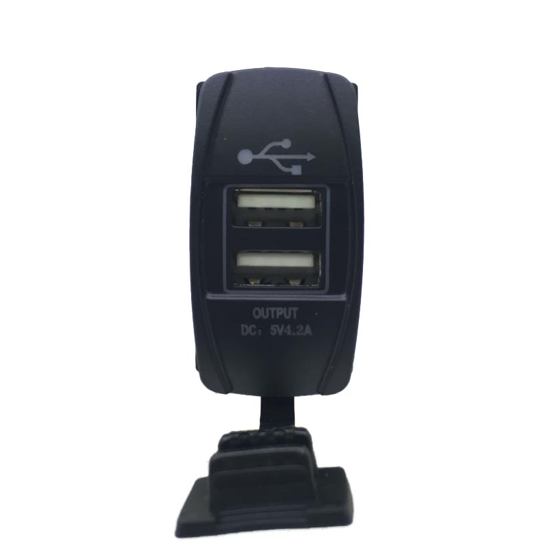 Port USB 2 entrées rouge SF50886-2R