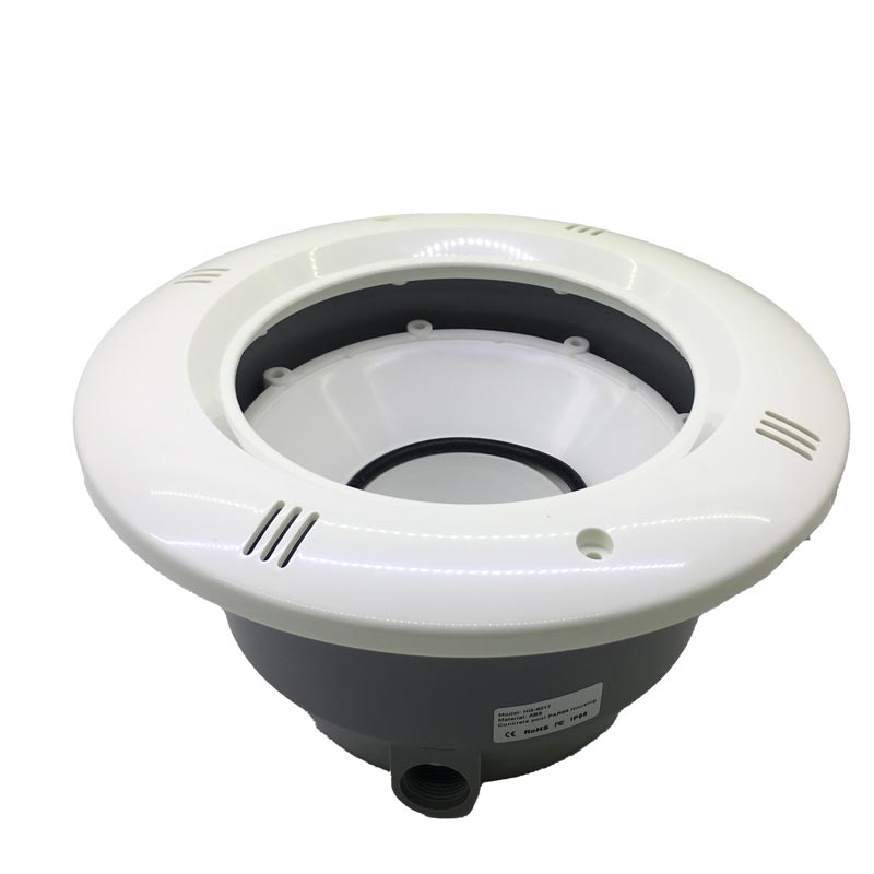 Ampoule piscine 25W RGB contrôleur HG-8300RF 18HP3W Plastique Blanc 1600Lm IP68 290*85mm E48*36mm AC/DC12V HG-PL-18X3W-F1-T (copie)
