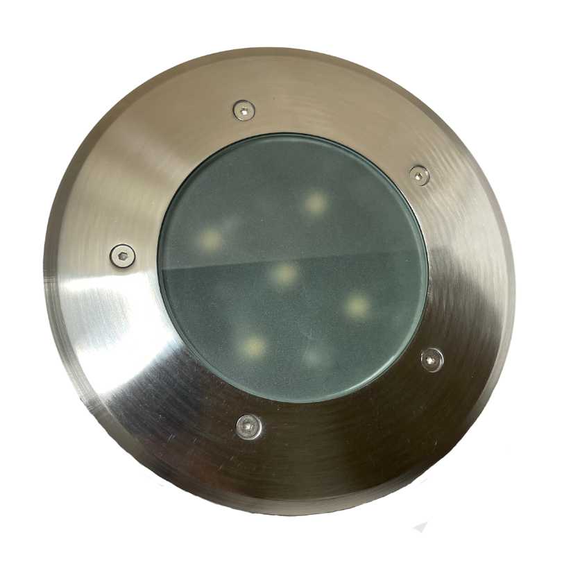 5W Underground HP 3000K Frosted Inox304 Rond 500Lm IP67 200*100mm E150*100mm DC12-24V
