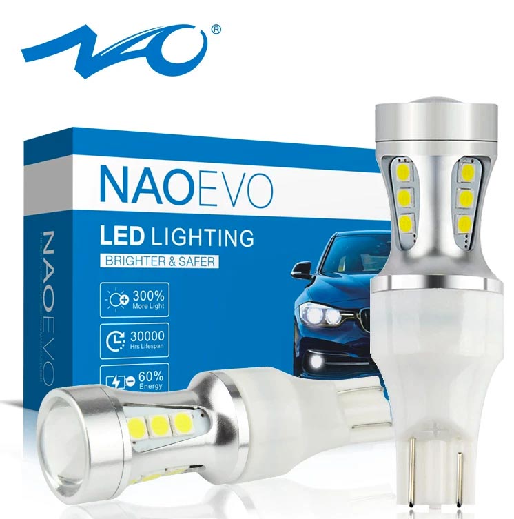 Ampoules LED 1156S P21W BA15S 18SMD3030 Canbus Orange DC12V (copie)