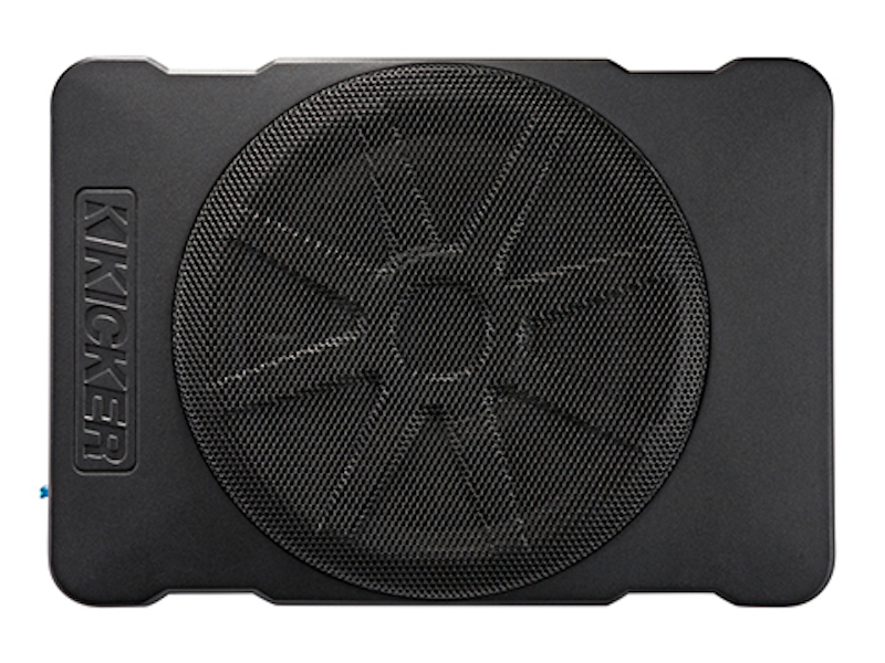 Caisson plat préamplifier 180W RMS 250mm HIDEAWAY Kicker KI-46HS10