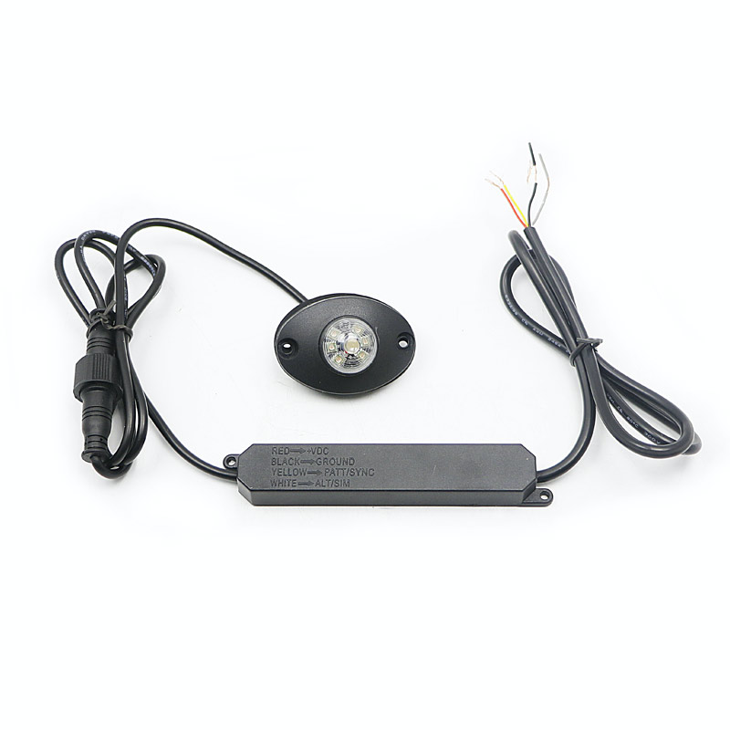 Flasher calandre 6W 18modes Blanc DC9-32V LB1089