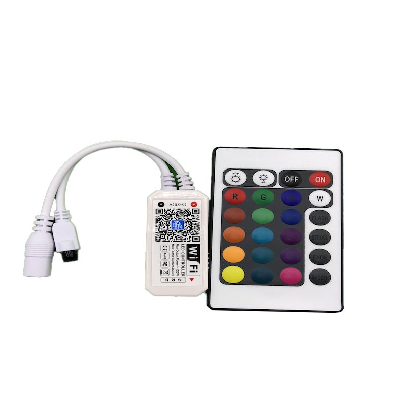 Contrôleur RGB WIFI 3CH/4A IP20 53*24*11mm DC5-24V