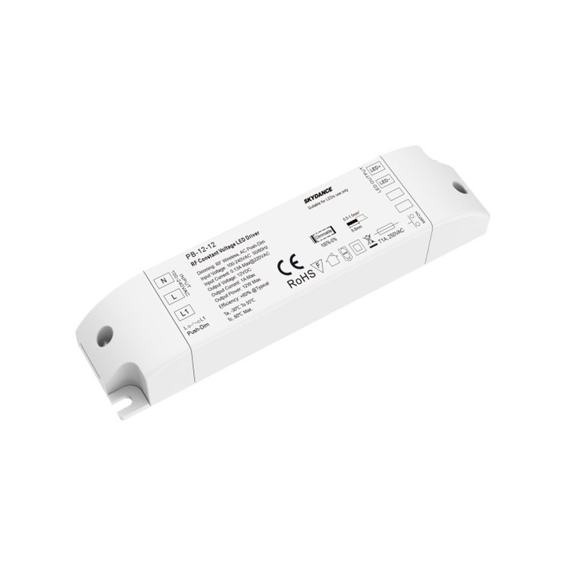 Contrôleur RGB Mini 3CH/1A V3-W IP20 DC12-24V (copie)