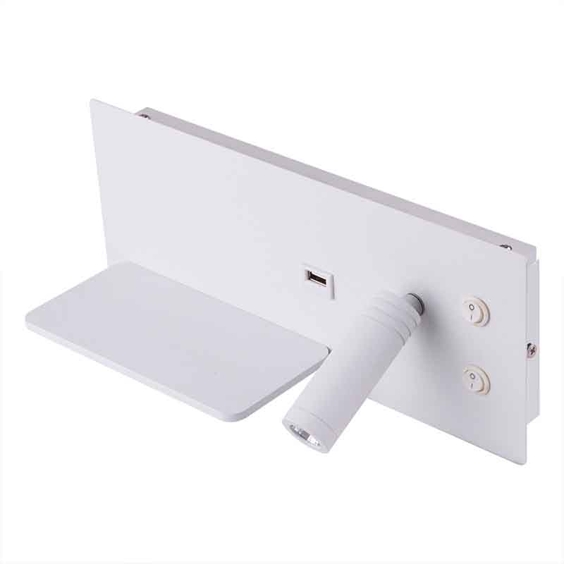 Liseuse DILIBED ALUK03 10W 70Lm/W USB AC85-265V