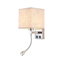 Liseuse DILIBOXLIS ALUK30 E27+1W 70Lm/W USB AC85-265V