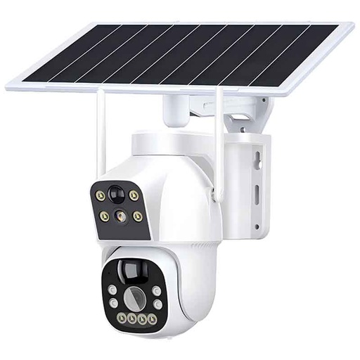 [VIDCAM16359] Caméra 4G Solaire PTZ 2" two EYES 1080P 2.0MP Camhipro
