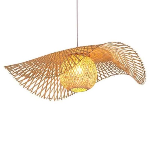 [ECLSUS07135] Suspension Bambou DILIHAT E27 AC85-265V