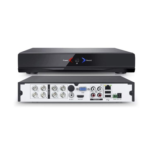 [VIDENR06503] Enregistreur 8 canaux DVR AHD/CVI/TVI/CBS/IP PST-AHR008N