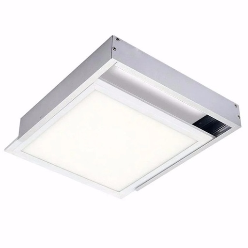 Fixation en sailli plafonnier Blanc Panel Light 600*600mm