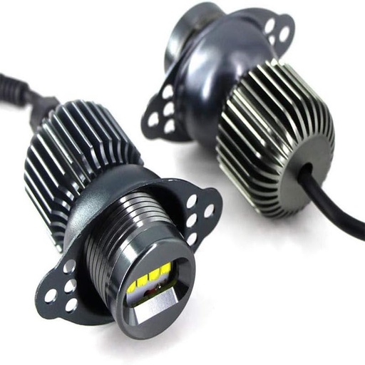 [AUTLED50865] Ampoules LED Angel Eyes BMW 80W 8000Lumens E90 Blanc 6000K DC12V