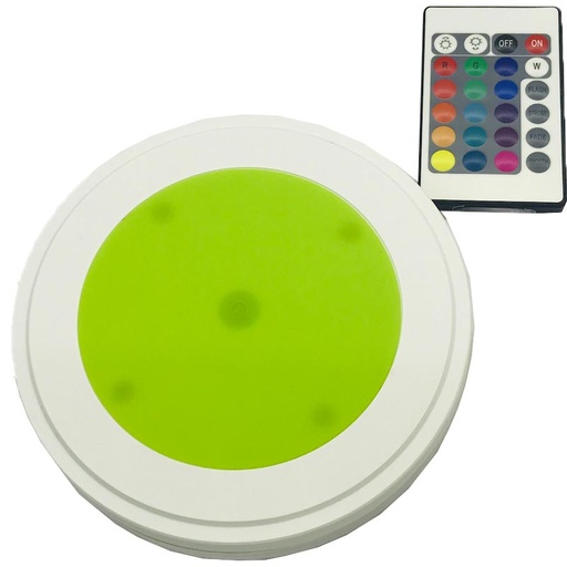 [ÉCLSOLA05537] Ampoule piscine Solaire RGB Commande IR avec 26modes et autonomie de 8H IP68 140*30mm