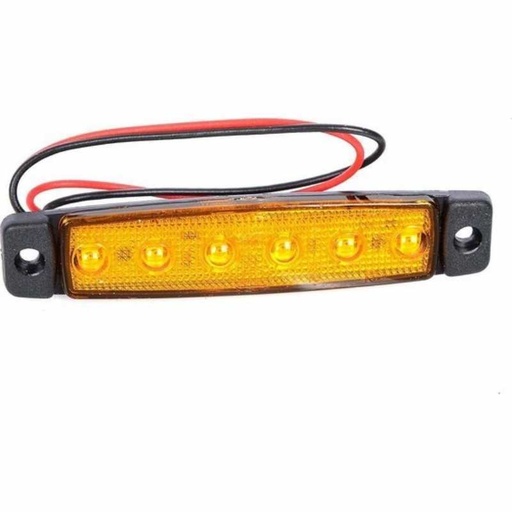 [AUTFEUX51121] Feux de gabarit pour camions  088E-6 DC12/24V Orange