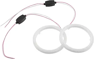 [AUTANGEL53033] Angel Eyes Rond CCFL Blanc 6000K 90*8mm DC12V