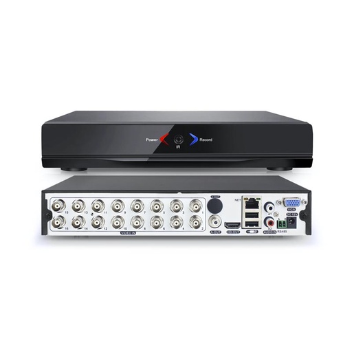 [VIDENR08040] Enregistreur DVR 16Ch 1080N 5en1 AHD/CVI/TVI/CBS/IP DL-AHR016NA