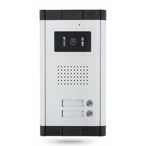 [CONTRACCVID08347] Vidéophone 2Ch Gris IR IP66 216*122*33mm DC12V PST-VD01-2