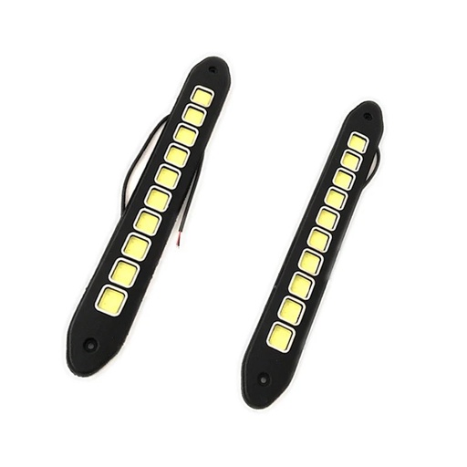 [AUTFEUX50742] Feux de jour souple COB Blanc 6000K DC12-24V