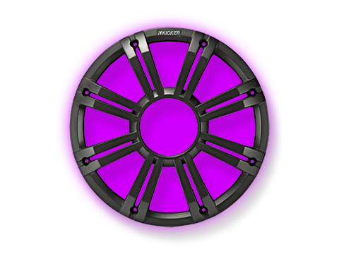 [BATAUD84860] Grille noire LED 25Cm Kicker KI-45KMG12C