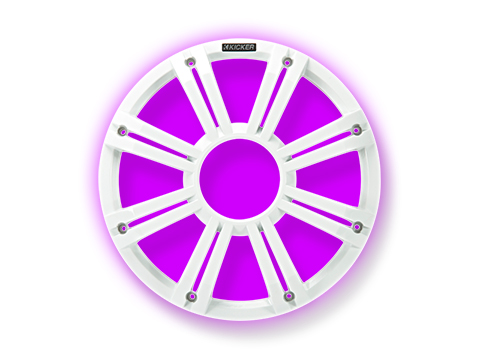 [BATAUD84877] Grille blanche LED 25Cm Kicker KI-45KMG12W