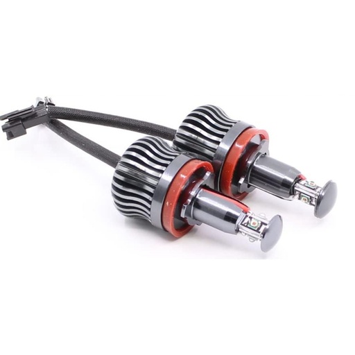 [AUTLED54993] Ampoules LED angel eyes BMW 80W E92 H8 Rouge DC12V