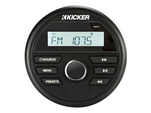 [BATAUD13136] Autoradio marine KM Bluetooth USB FM AUX Kicker 113*101mm E92,1*101mm KI-KMC2 (copie)