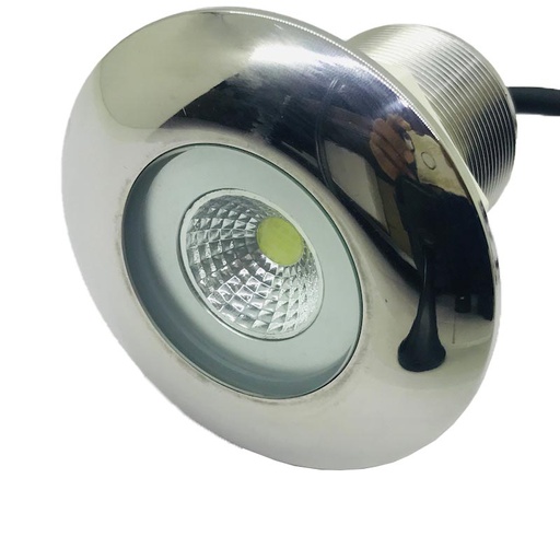 [ECLPOO00228] Ampoule piscine 10W 6000K COB Inox316 630Lm IP68 Φ105*104.5mm EΦ59*110mm AC/DC12V HG-PL-10W-V(COB)-W