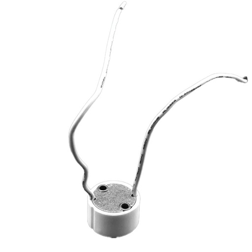 Douille ceramique GU10 fils 160mm 250V