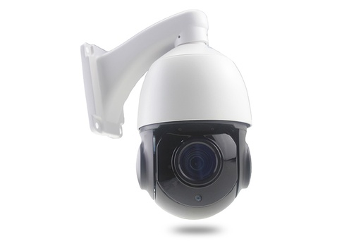 [VIDCAM00730] Caméra Dome PTZ 4" IP 1944P 5.0MP POE H265 Sony PAL IR 100mètres Zoom 18x Blanc IP67 PST-HTM54F