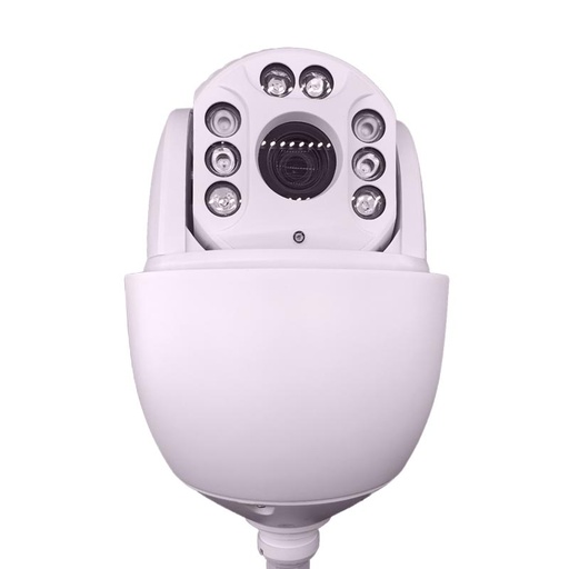 [VIDCAM00761] Caméra Dome PTZ 6" IP 1080P 2.0MP POE H265 2,8mm Sony PAL IR 120mètres Zoom 36x Blanc IP67 PST-HHH61C (copie)