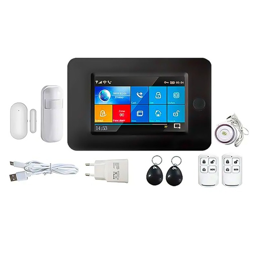 [ALACEN00778] Centrale d'alarme wifi sans fils APP batterie IP20 AC180-240V 50-60Hz PST-G12 (copie)