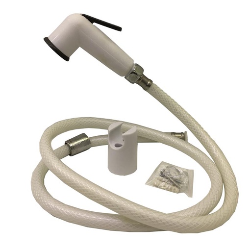 [BATCON70351] Kit douchette 1.2 mètres PVC Blanc SF29010