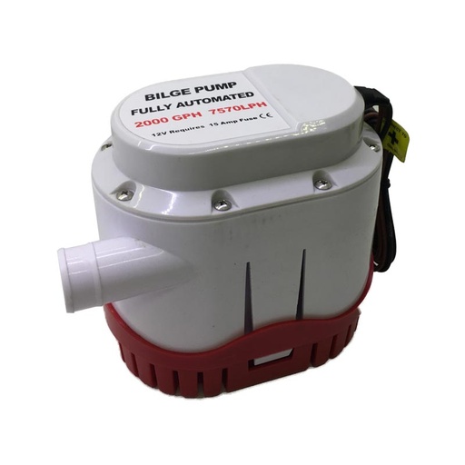 [BATSEC70481] Pompe de cale automatique 2000GPH 12V 11A 4m 22A 29mm SF50139-1