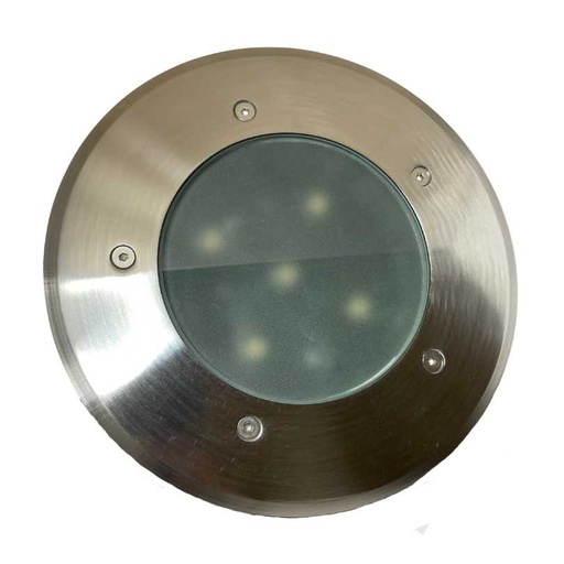 [ECLUND03908] 5W Underground HP 3000K Frosted Inox304 Rond 500Lm IP67 200*100mm E150*100mm DC12-24V