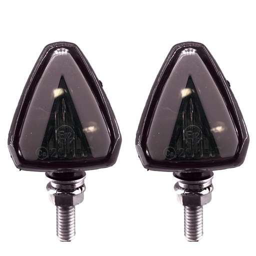 [AUTMOT55198] Clignotant moto Rouge + Orange DC12V MLB