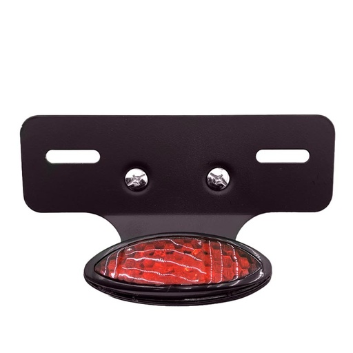 [AUTMOT55228] Feux arrière moto Veilleuse/Stop Blanc 6000K + Rouge  DC12V MT18