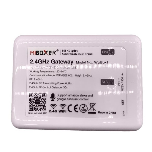 [ECLTEL04608] Contrôleur DILICONT RGB/CCT WIFI RF 2,4G 90*65*15mm DC5V